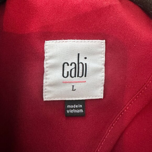 Stunning Red Velvet & Satin Cabi Ford Tuxedo Blazer Style 4623 Sz L - Picture 11 of 16